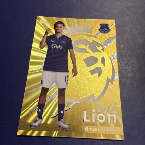 Iliman Ndiaye - Topps Premier League Gold Lion 2025/2026 - Everton  for sale on Ebay