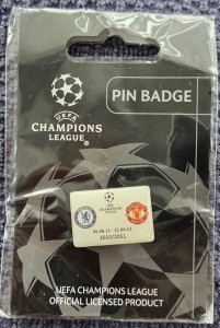 CHELSEA FC BADGE - CHELSEA v MANCHESTER UNITED CHAMPIONS LEAGUE 2011 MATCH BADGE for sale on Ebay