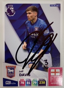 ADRENALYN XL 2025 SIGNED CARD - LEIF DAVIS - IPSWICH TOWN for sale on Ebay