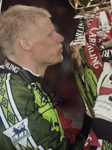 Signed 12x8 autograph photograph Peter Schmeichel for sale on Ebay