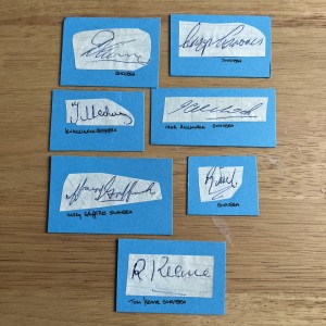 Swansea City Vintage Autographs 1953 for sale on Ebay