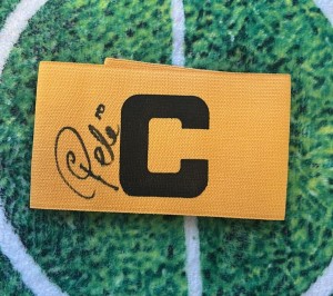 Edson Pele Of Brazil & Santos Signed Captain Armband wCOA for sale on Ebay
