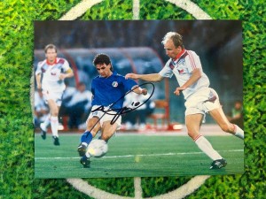 Roberto Baggio Italy Signed 8x6” Photo wCOA for sale on Ebay