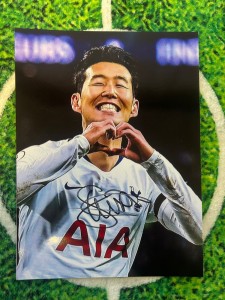 Son Heung-min Tottenham Hotspurs Signed 8x6” Photo wCOA for sale on Ebay
