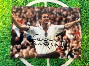 Frank Lampard England Signed 8x6” Photo wCOA for sale on Ebay