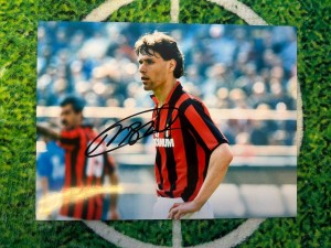 Marco van Basten AC Milan Signed 8x6” Photo wCOA for sale on Ebay
