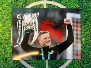 Eddie Howe Newcastle United Signed 8x6” Photo wCOA for sale on Ebay