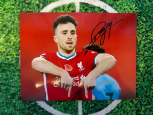 Diogo Jota Liverpool FC Signed 8x6” Photo wCOA for sale on Ebay