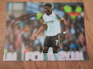 PATRICK AGYEMANG  HAND SIGNED 8x6 DERBY COUNTY PHOTO for sale on Ebay