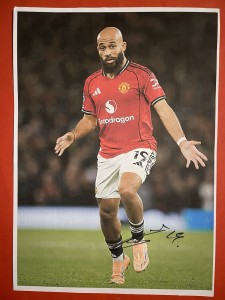 Bryan Mbeumo- Manchester Utd Fc Signed A4 Picture for sale on Ebay