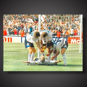 Paul Gascoigne Hand Signed England Football Photograph With COA  Bid From £15 for sale on Ebay