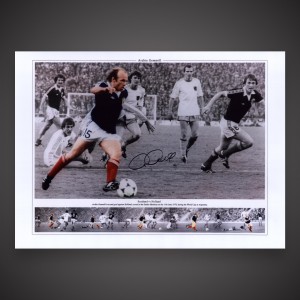 Archie Gemmill Hand Signed Photograph 16x12 Bid fr £6 for sale on Ebay