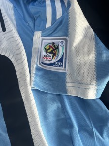 Lionel Messi Hand Signed Argentina Shirt Beckett Witnessed World Cup 2010 for sale on Ebay