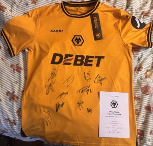 Wolverhampton Wanderers 2024/25 Squad Signed Home Shirt – Official Wolves COA for sale on Ebay