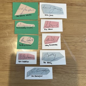 Millwall Collection Of Vintage Autographs 1954-1964 for sale on Ebay