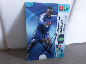 CLAUDE MAKELELE - FRANCE Signed Panini World Cup 2006 Football trading card for sale on Ebay