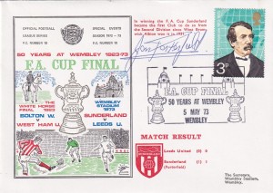 1973  FA Cup Final Leeds Utd v Sunderland  Signed Ian Porterfield Scorer. for sale on Ebay