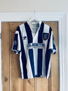 Rare West Bromwich Albion WBA Match Worn shirt Andy Hunt #10 1996/1997 season! for sale on Ebay