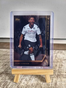 Topps Premier League 25/26 Clint Dempsey Black Edge Edition Fulham Numbered /50 for sale on Ebay