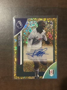 Louis Saha Topps Premier League Gold Autograph /50 Fulham FC Auto for sale on Ebay