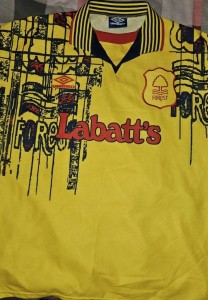 Original Nottingham Forest 1996 Away Football Shirt XL umbro for sale on Ebay
