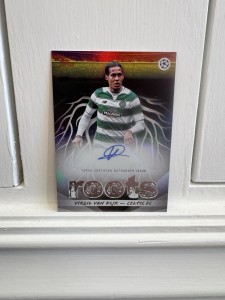 Topps 25/26 UEFA UCC Flagship Virgil Van Dijk Auto Roots Celtic RA-VVD for sale on Ebay