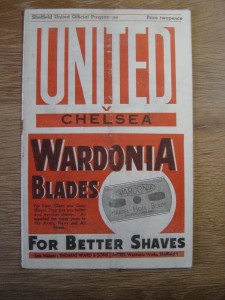 1946/47 SHEFFIELD UNITED v CHELSEA for sale on Ebay