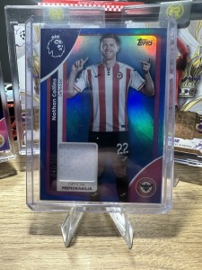Topps Premier League 2025-26 Nathan Collins /150 Patch/ Relic Brentford for sale on Ebay