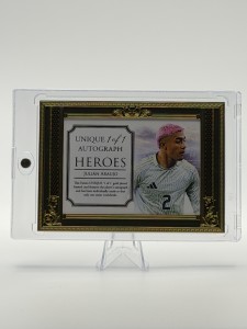 Julian Araujo 2025 Futera Unique Heroes Autograph 1/1 – Celtic & Mexico for sale on Ebay