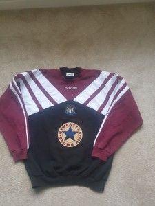 Newcastle United Original Training Sweatshirt XL This Is Not The Recent Remake for sale on Ebay