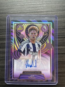 Topps Gold Premier League 2025-26 Lewis Hall Auto /50 Newcastle United for sale on Ebay
