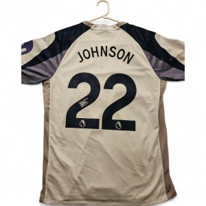 Brennan Johnson Signed 25-26 Tottenham Home Shirt + COA for sale on Ebay