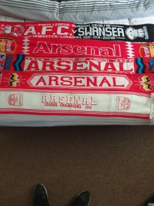 arsenal scarves for sale on Ebay