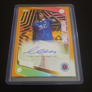 Topps UCC Flagship 2025-26 Mikey Moore Auto /50 Future Stars Glasgow Rangers  for sale on Ebay