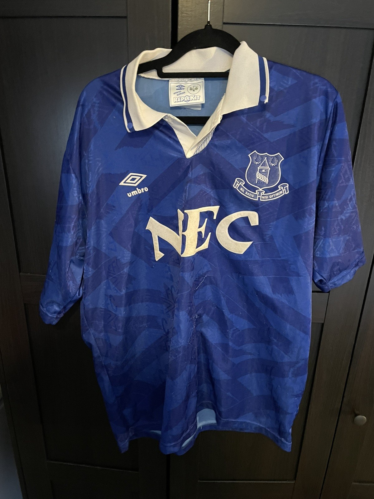 Original Authentic Umbro Everton 1991/1992 Home Shirt Mens Large for sale on Ebay