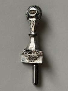 Silver Hallmarked Brentford F.C. Millennium Stadium 2001 Badge. for sale on Ebay