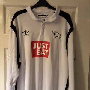 Derby County Umbro Long Sleeved Football Shirt . 3XL for sale on Ebay