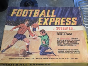 Subbuteo Football Express 5 A Side Folding Version Including 2 Rare Teams for sale on Ebay