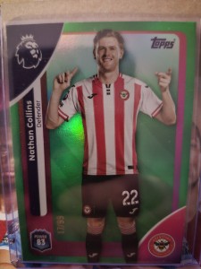 Nathan Collins Brentford/99 Topps Premier League 25/26 for sale on Ebay