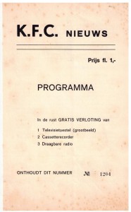 Very rare programme AZ '67 - Ipswich Town, played on 26 july 1972 in Holland for sale on Ebay