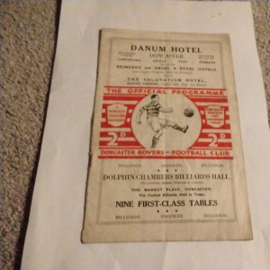 Rare Doncaster Rovers v Rotherham United Football Programme 19/4/1935. for sale on Ebay