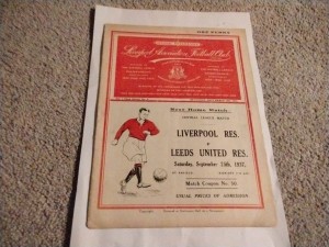 Liverpool Reserves v Grimsby Town Reserves Football Programme 18/9/1937. for sale on Ebay