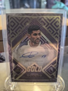 Cristian Romero Tottenham Autograph 02/50 Topps Gold 2025 Premier League Auto for sale on Ebay
