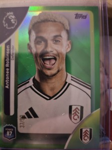 Antonee Robinson Fulham /99 Topps Premier League 25/26 for sale on Ebay