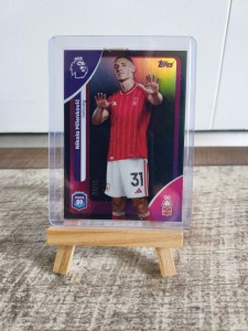 Topps Premier League 2025/2026 Nikola Milenkovic Nottingham Forest Numbered /10 for sale on Ebay