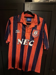 Original Authentic Umbro Everton 1992/1993 Away Shirt Mens Medium for sale on Ebay
