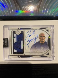24-25 Topps Dynasty UCC - PAUL GASCOIGNE 2/5 - Rangers - On Card Patch Auto for sale on Ebay