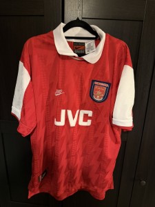 Original Authentic Nike Arsenal 1994/1995 Home Shirt Mens Extra Large for sale on Ebay