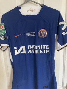 Nike Chelsea Player Issue Carabao Cup Final 2024 Lavia Size Med Brand new for sale on Ebay