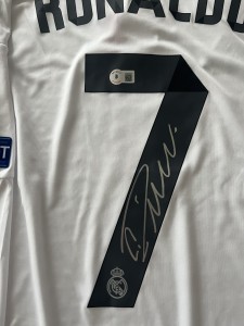 Cristiano Ronaldo Signed Real Madrid Shirt Beckett Authentication Services COA for sale on Ebay